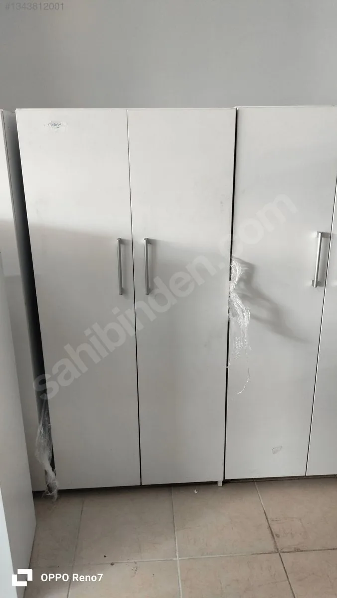 80x165 Beyaz Dosya Dolabı İkinci El
