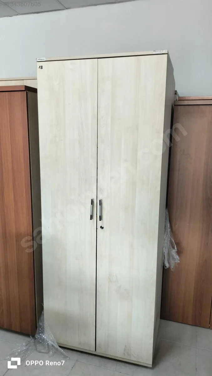 80x200 Akçaağaç Dosya Dolabı İkinci El