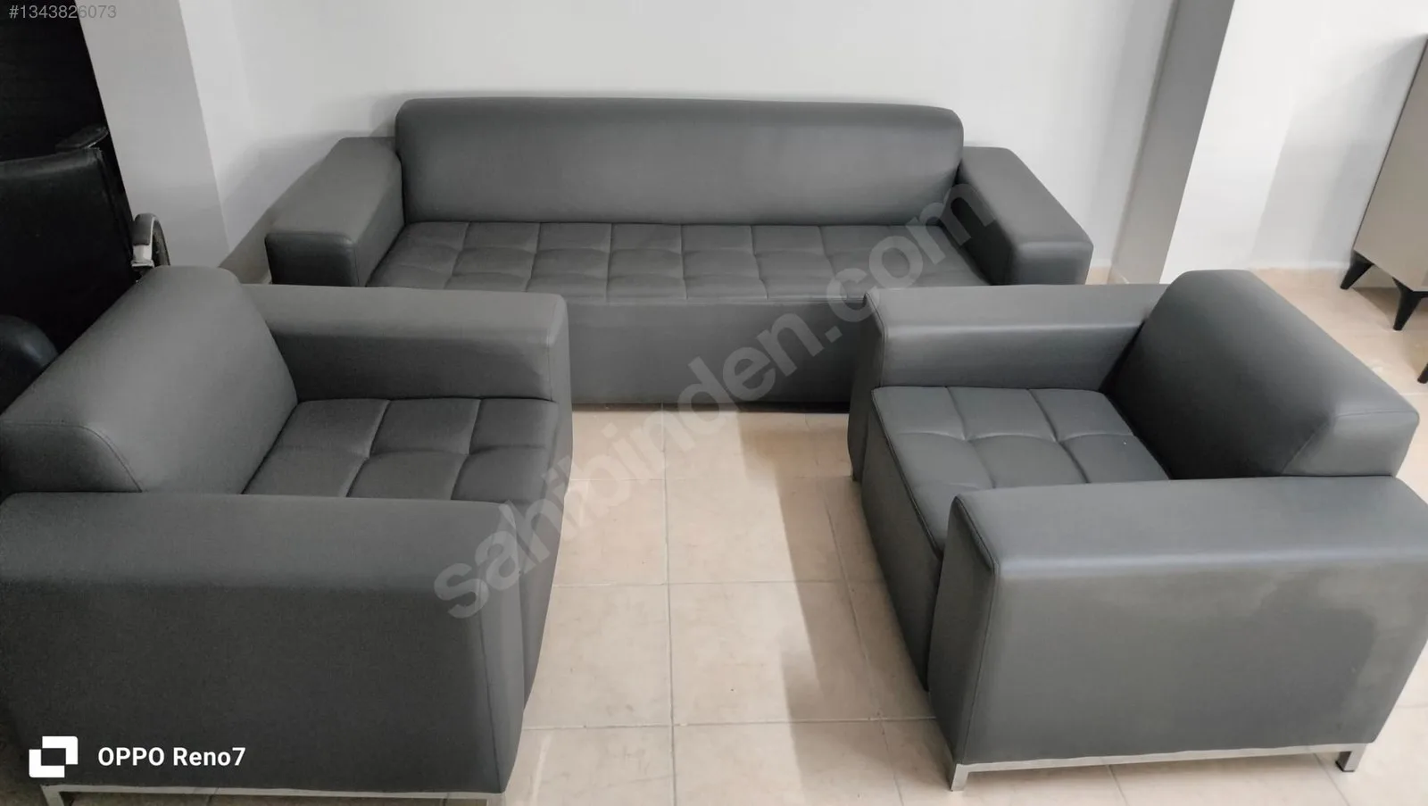 Antrasit Gri Koltuk Takımı İkinci El (1)